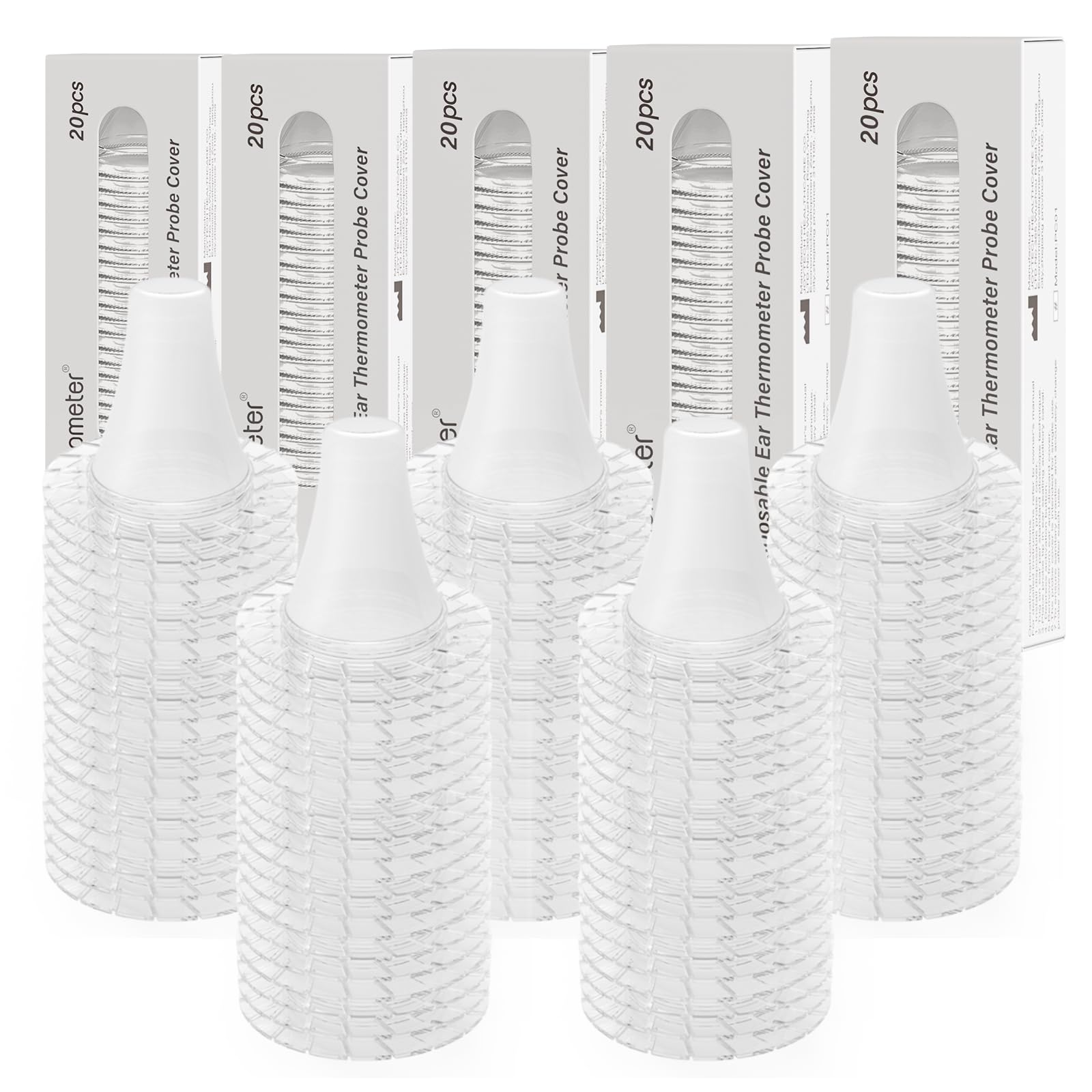 femometer 1015 compatible ear thermometer covers protect lens for clean readings