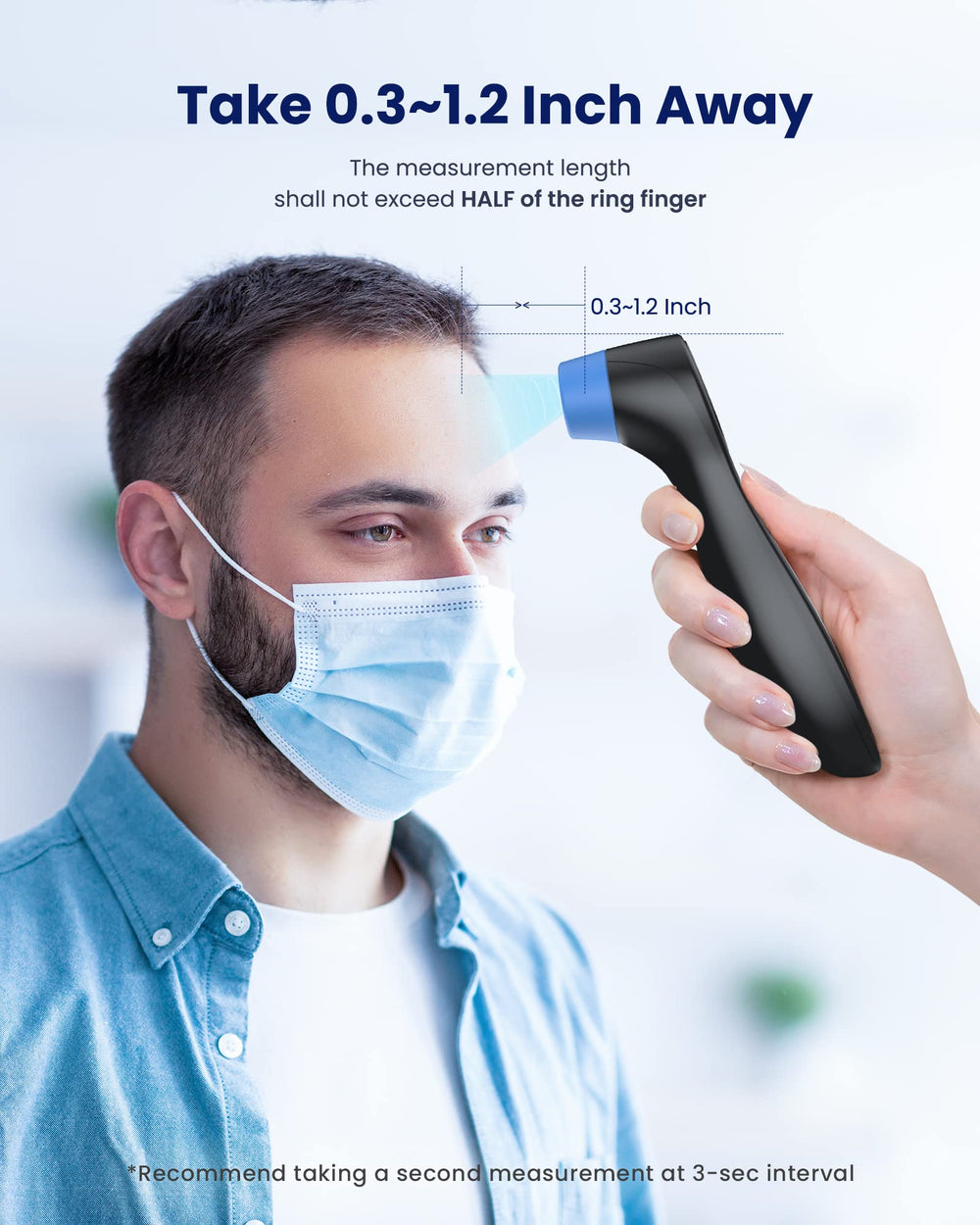 Femometer dual-mode reads body and object temperatures for versatility.