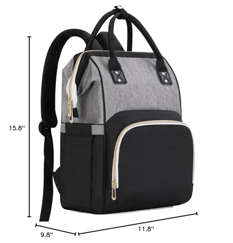 Femuar diaper bag dimension-usage shows portable, versatile design for travel and daily errands.