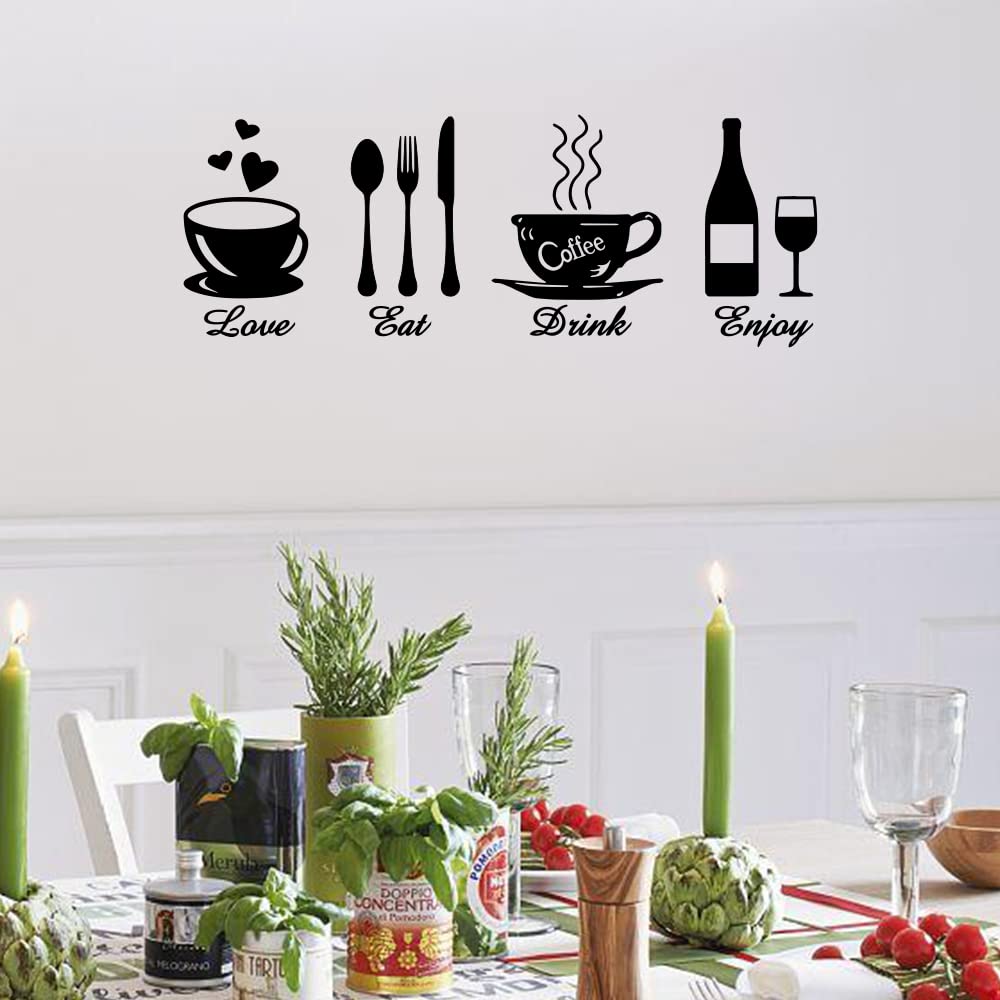 Fencosyn kitchen decal close-up shows matte vinyl finish for refined non-glossy look