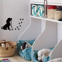 Fencosyn paw prints nursery sticker enhances kids room decor