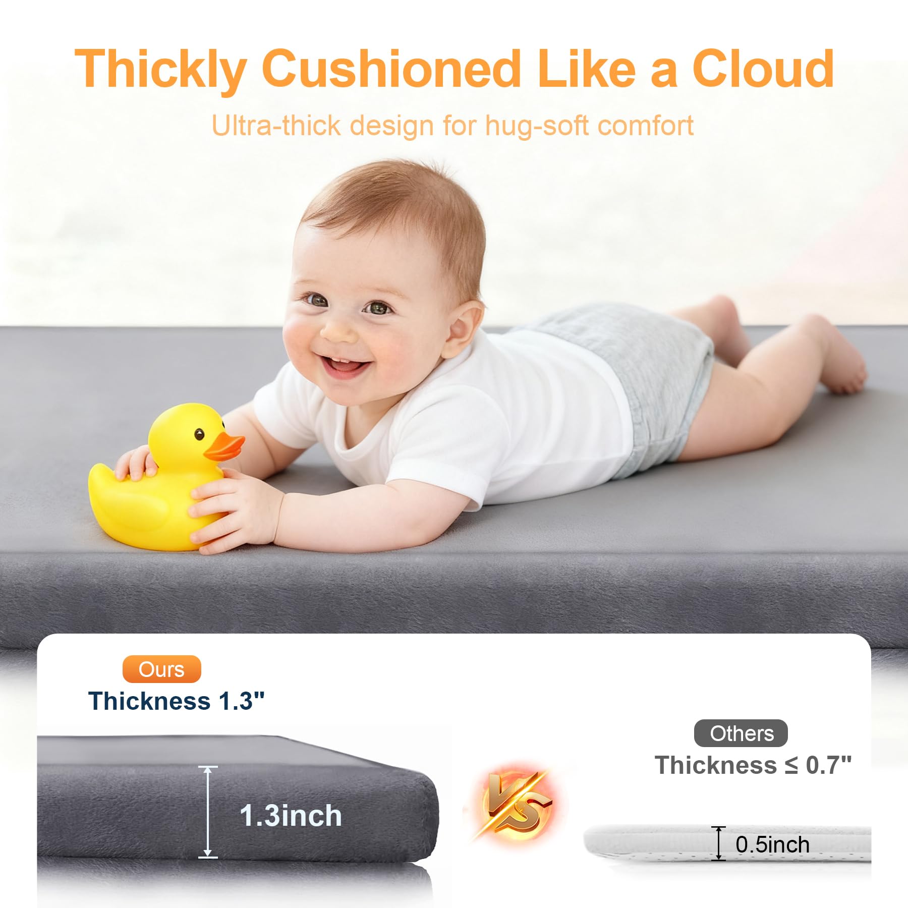 Fengdulong tummy-time-area supports supervised floor time for early exploration.