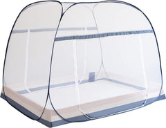 FENGJIDA pop-up mosquito tent fully deployed for 360-degree coverage and bug protection.