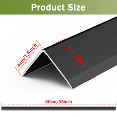 Fengone L-molding corner gives a precise 90-degree join for corners.