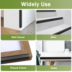 Fengone metal corner protector in kitchen or dining area for edge protection.