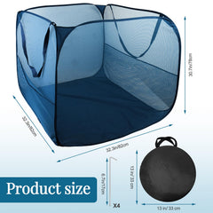 Feoang pool toy storage bin side pockets store sunscreen and goggles for easy access.