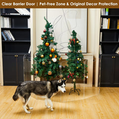 Feoyoho Modern Frame Z-shape stance shows secure doorway fit and stable positioning.