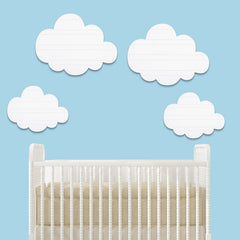 Ferraycle cloud wood decor back hooks ready for wall hanging.