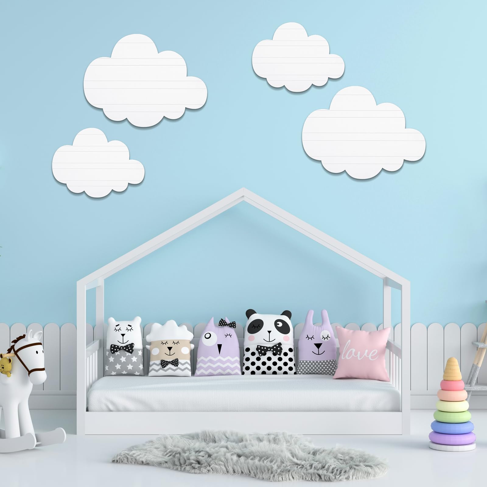 Ferraycle cloud wood decor packaged for gifting and easy setup.