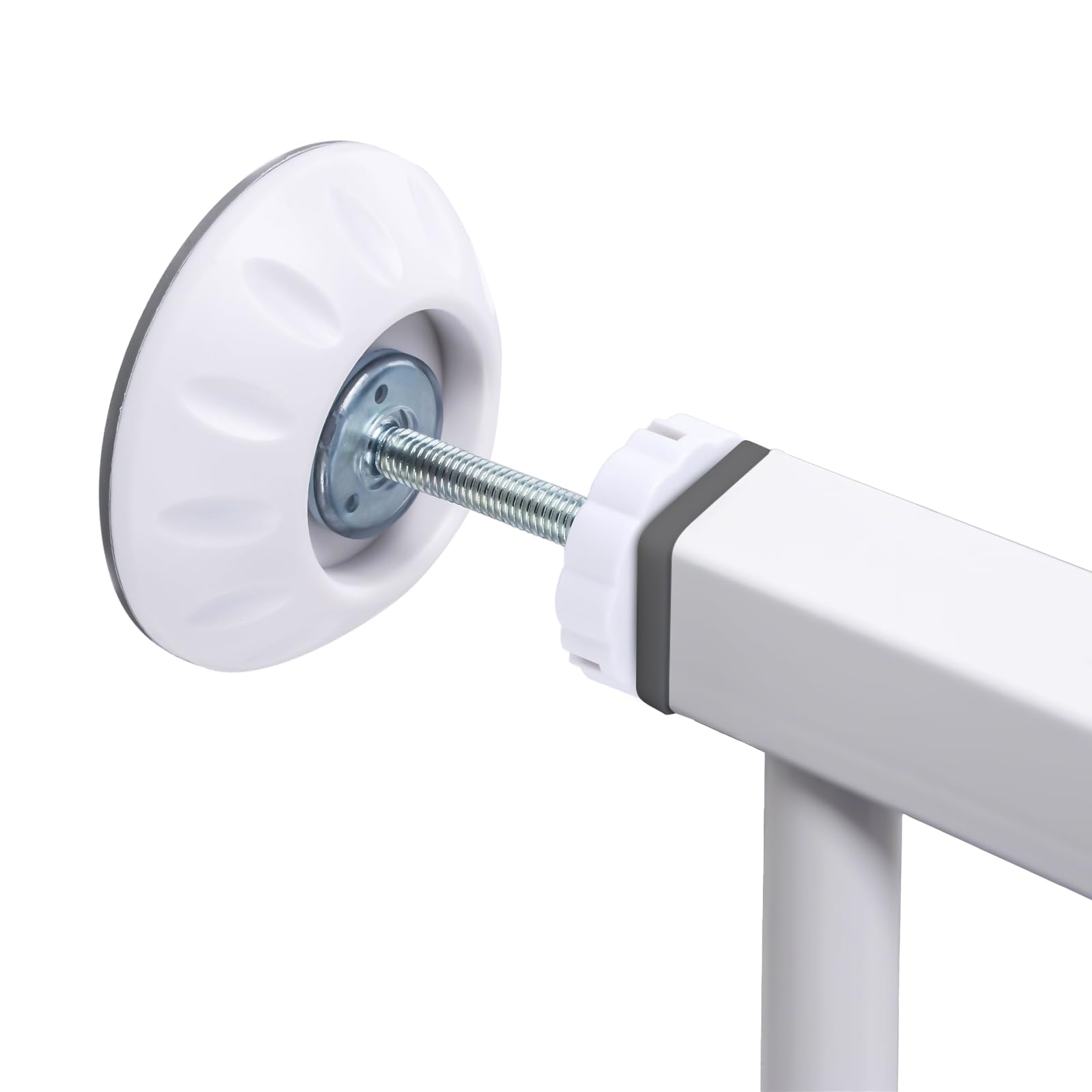 Fevbcnrj gate extension wide setup adapts to larger openings for flexible room access control.