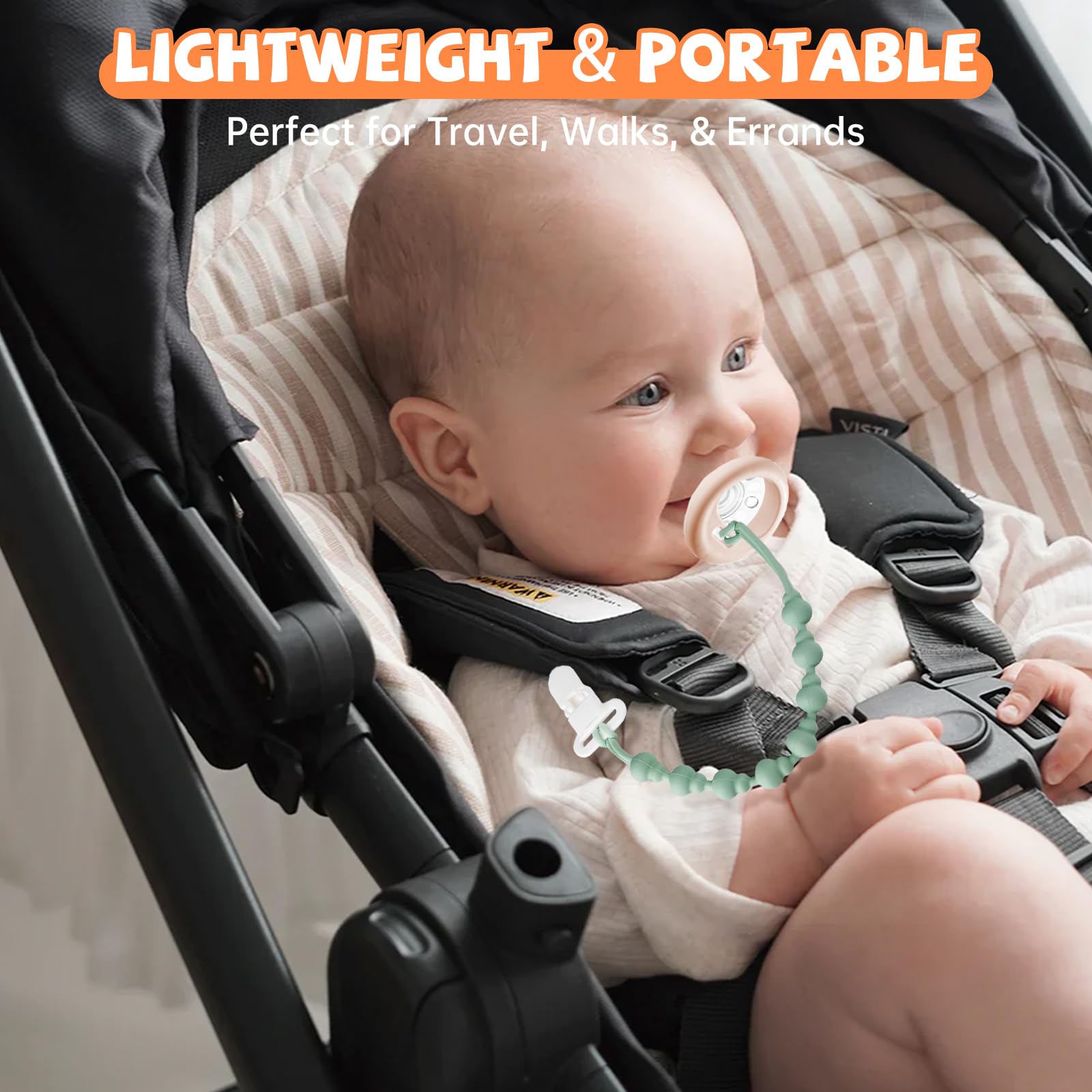Fevbcnrj Tommee Tippee compatible clip set enhances everyday convenience