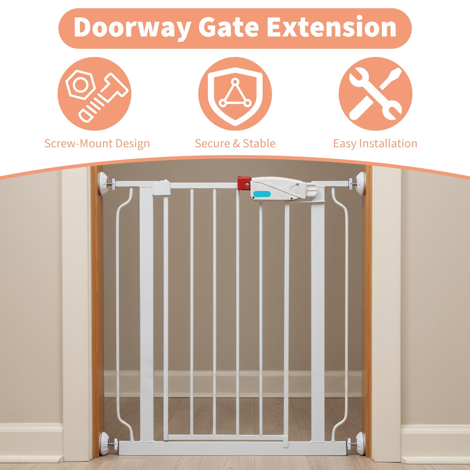 Fevbcnrj wall protector base distributes pressure to protect walls securely.