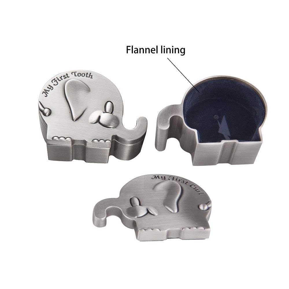 Feyarl metallic engraving detail on the keepsake tin adds timeless style and durability.