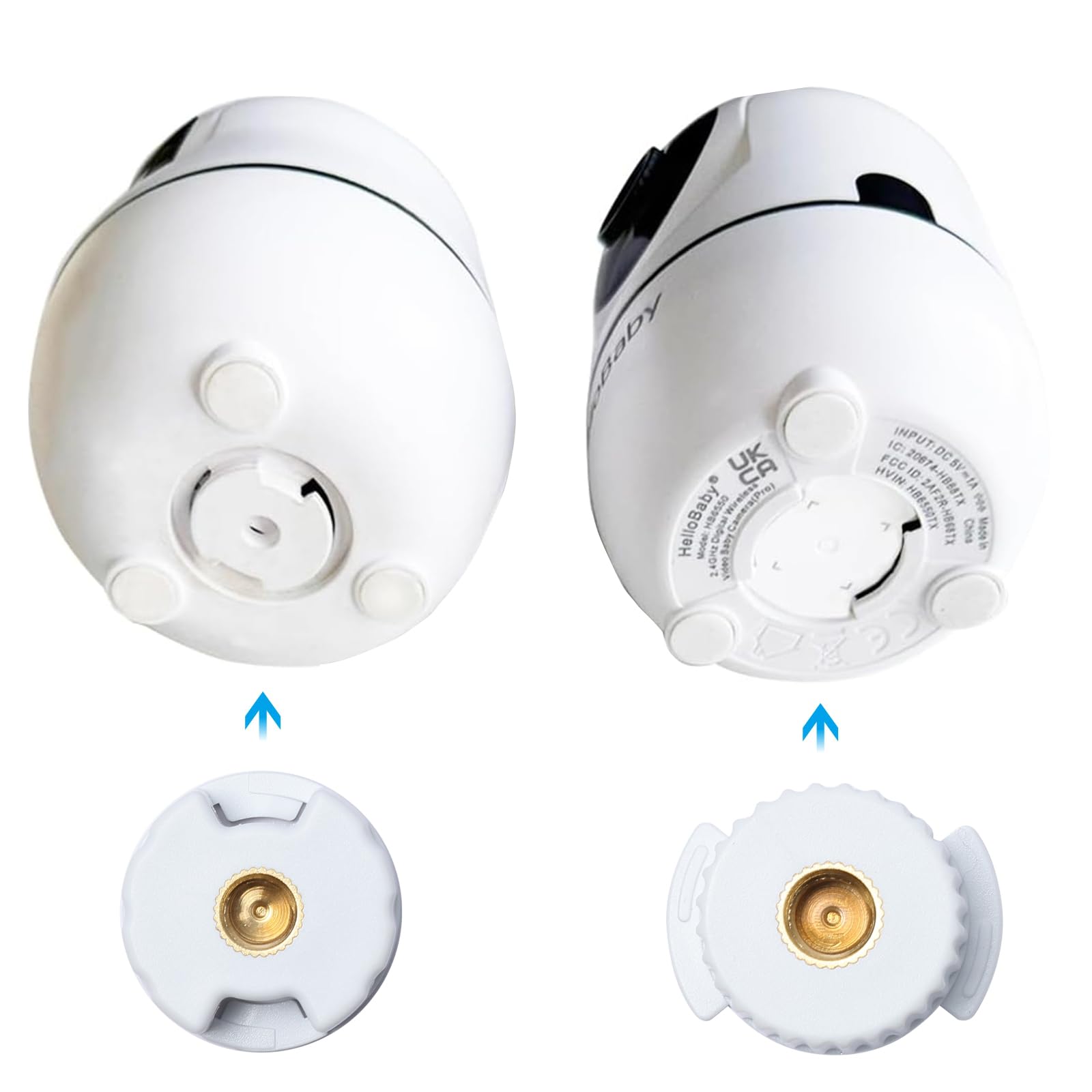 FFSTARYM HelloBaby Monitor Connector compatibility chart lists supported HB models.