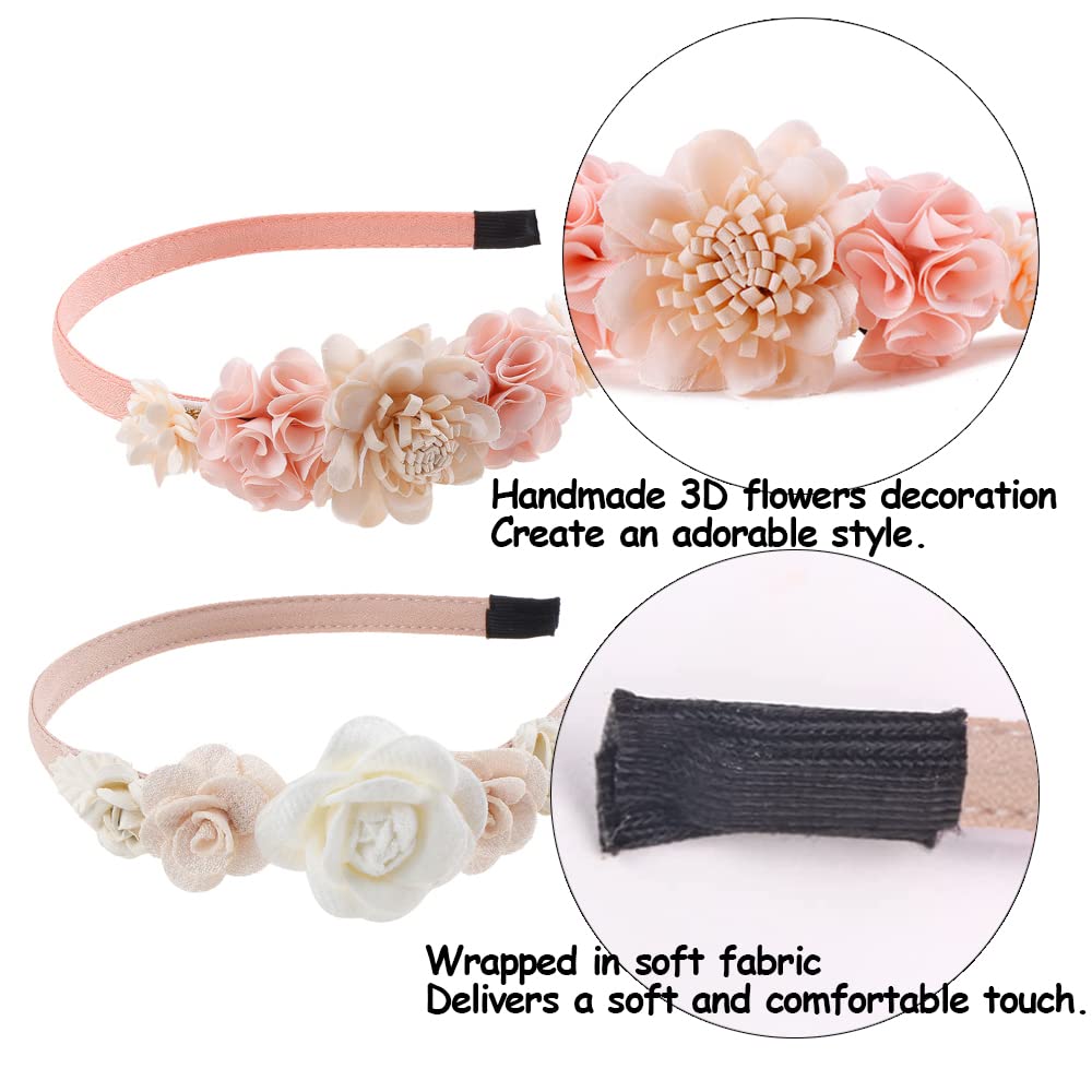 FGSS floral headband worn by kids adds charm during parties and photos.