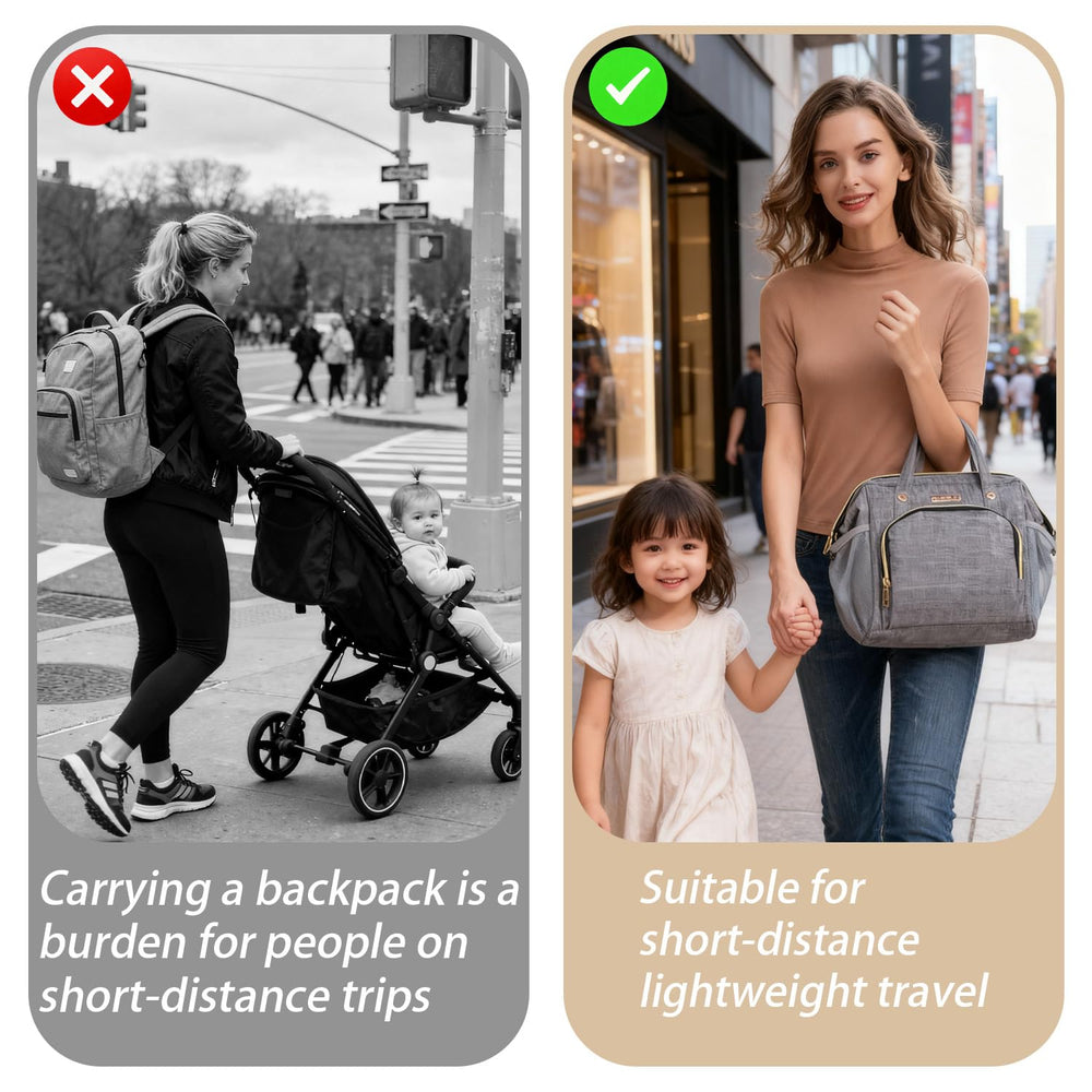 FHELAD 5-in-1 interior pocket layout—organized space for essentials.