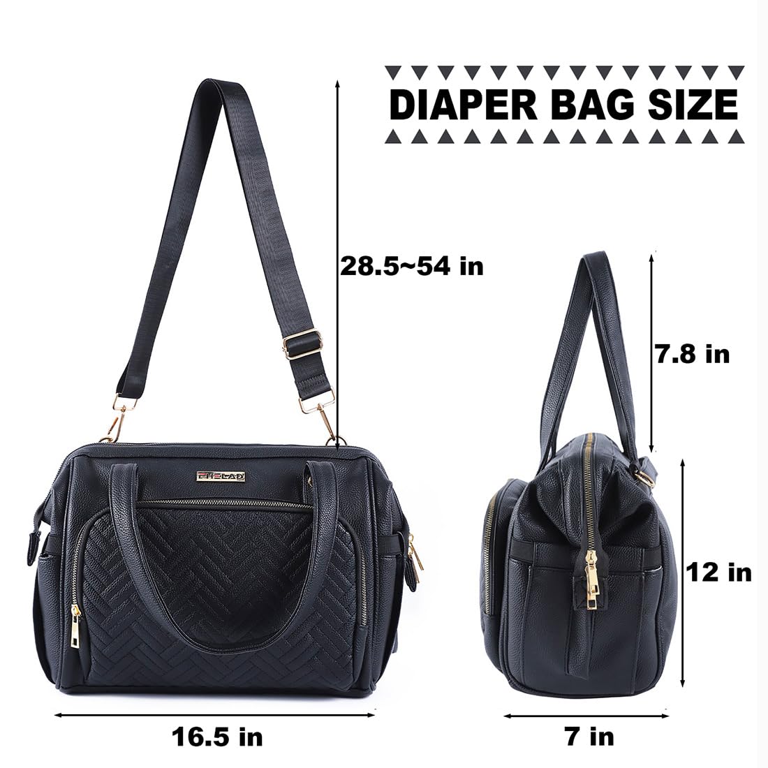 FHELAD diaper bag tote gift-ready packaging suits new parent gifting