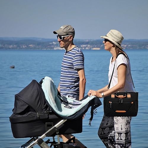 FHELAD Diaper Tote Bag convertible travel or work bag as needed