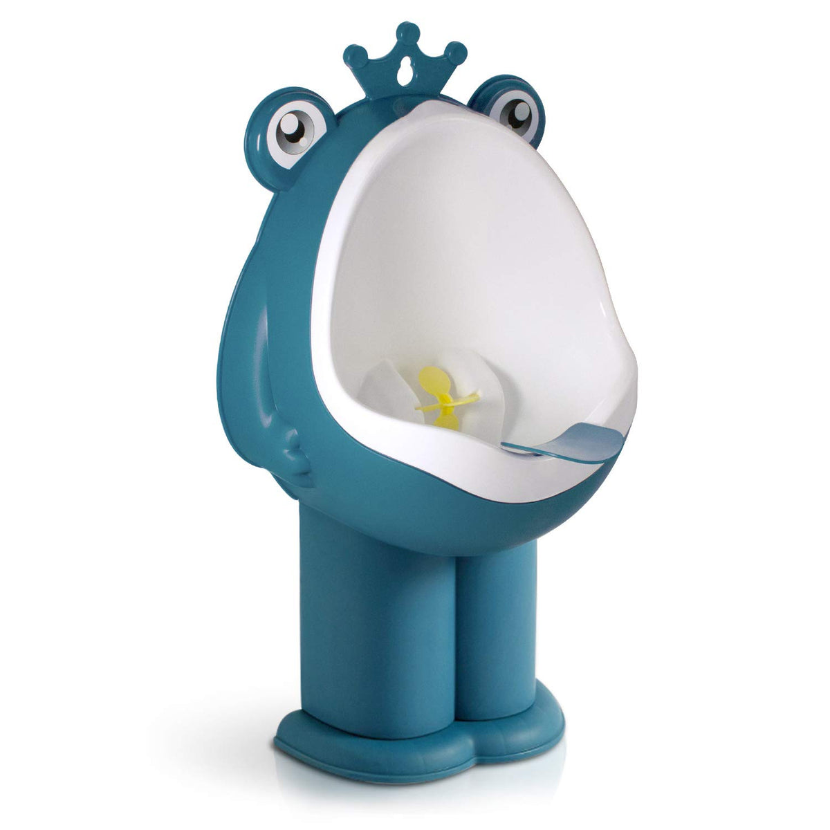 FIABC potty training urinal front view in deep blue for compact spaces