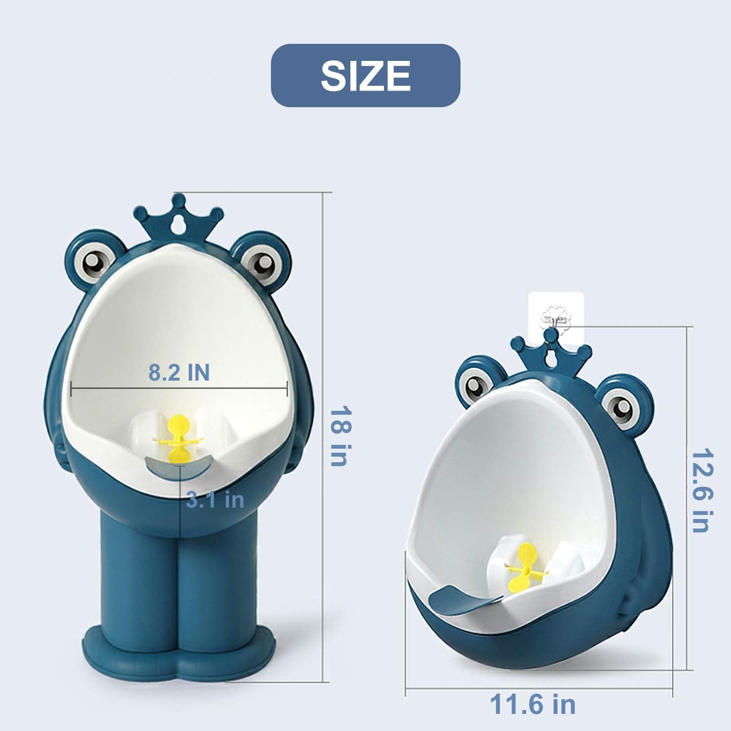 FIABC potty training urinal split head and body design