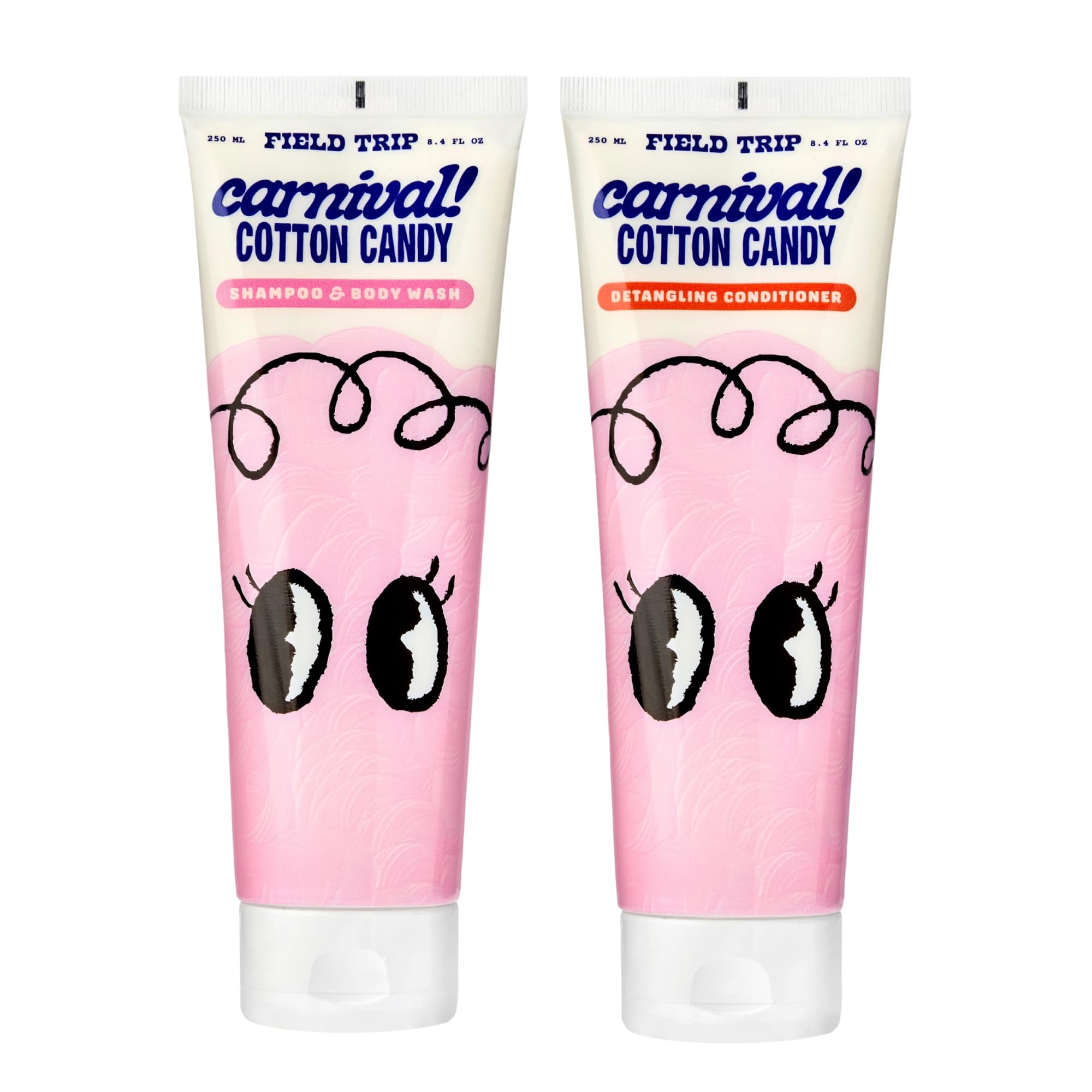 Field Trip Kids Carnival cotton candy scent bottle delivers gentle cleansing.