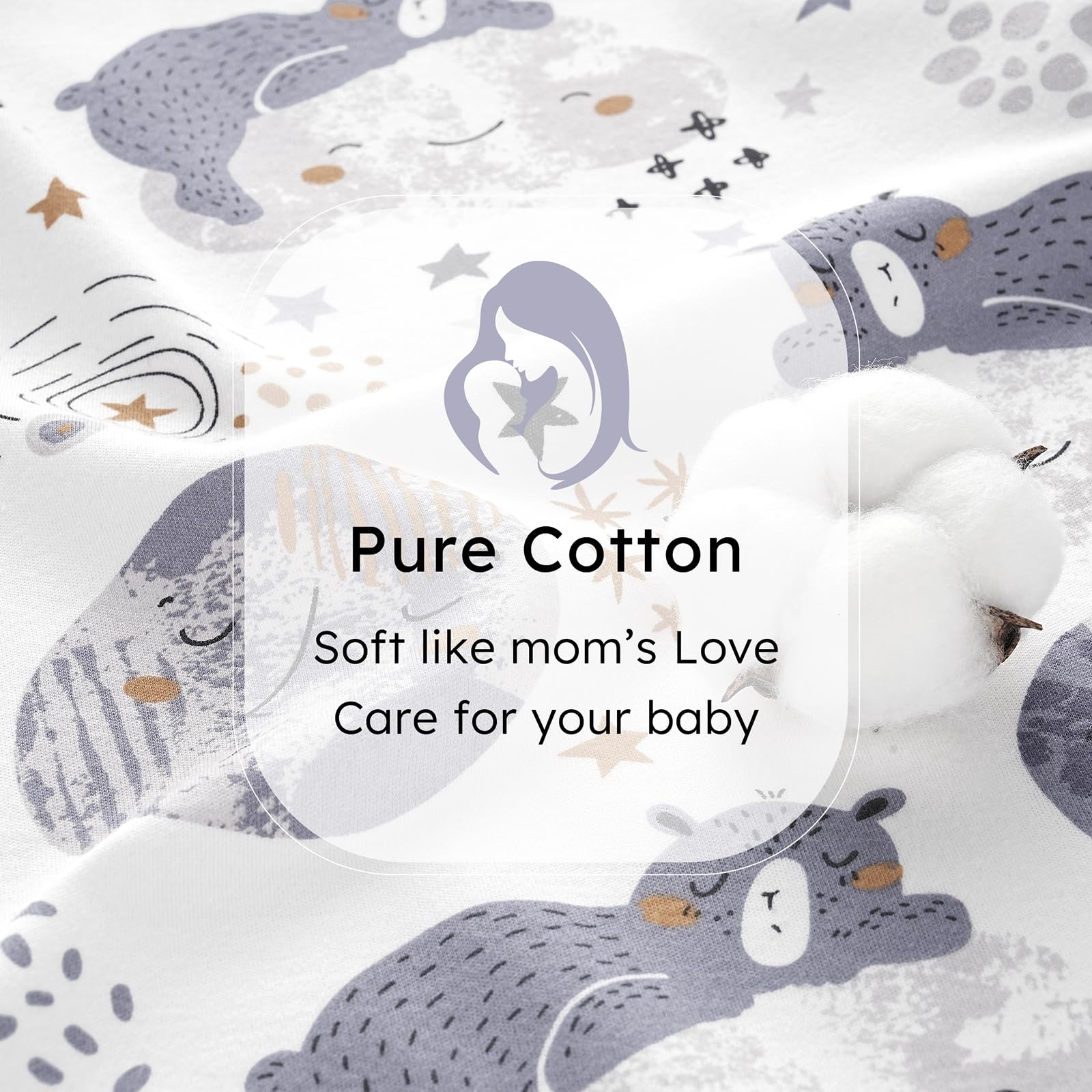 FIEMOL cotton texture image; premium material ensures long-lasting softness.