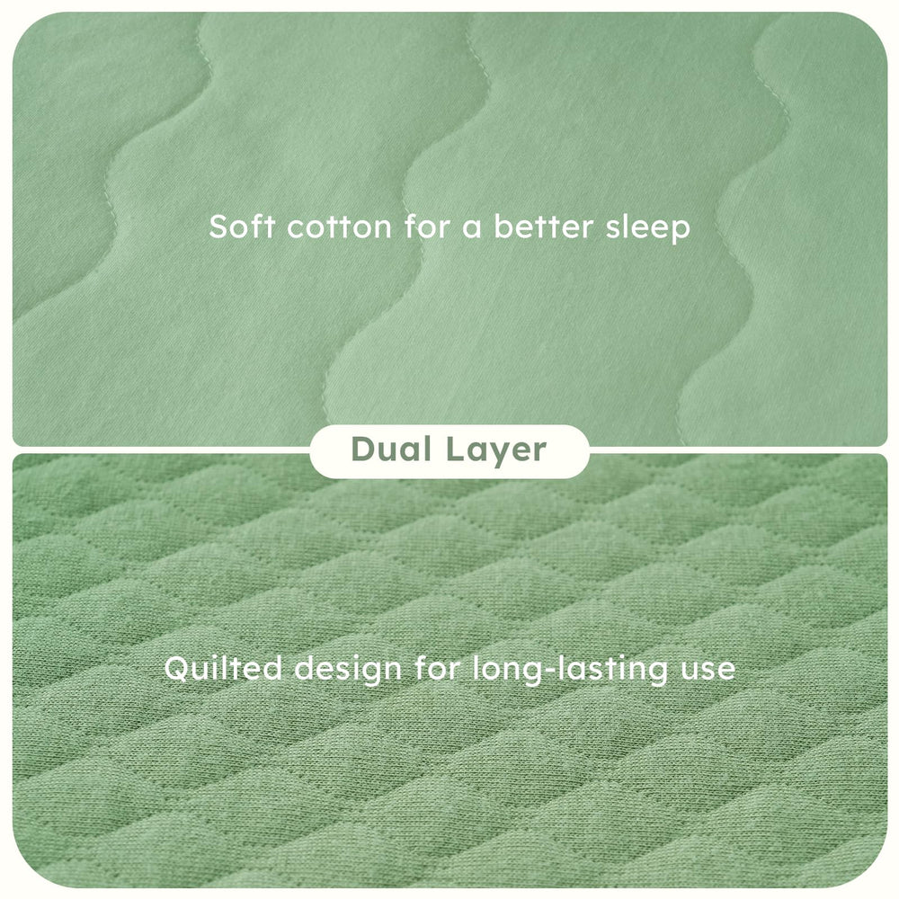 FIEMOL green sleep sack two-way zipper aids night diaper changes