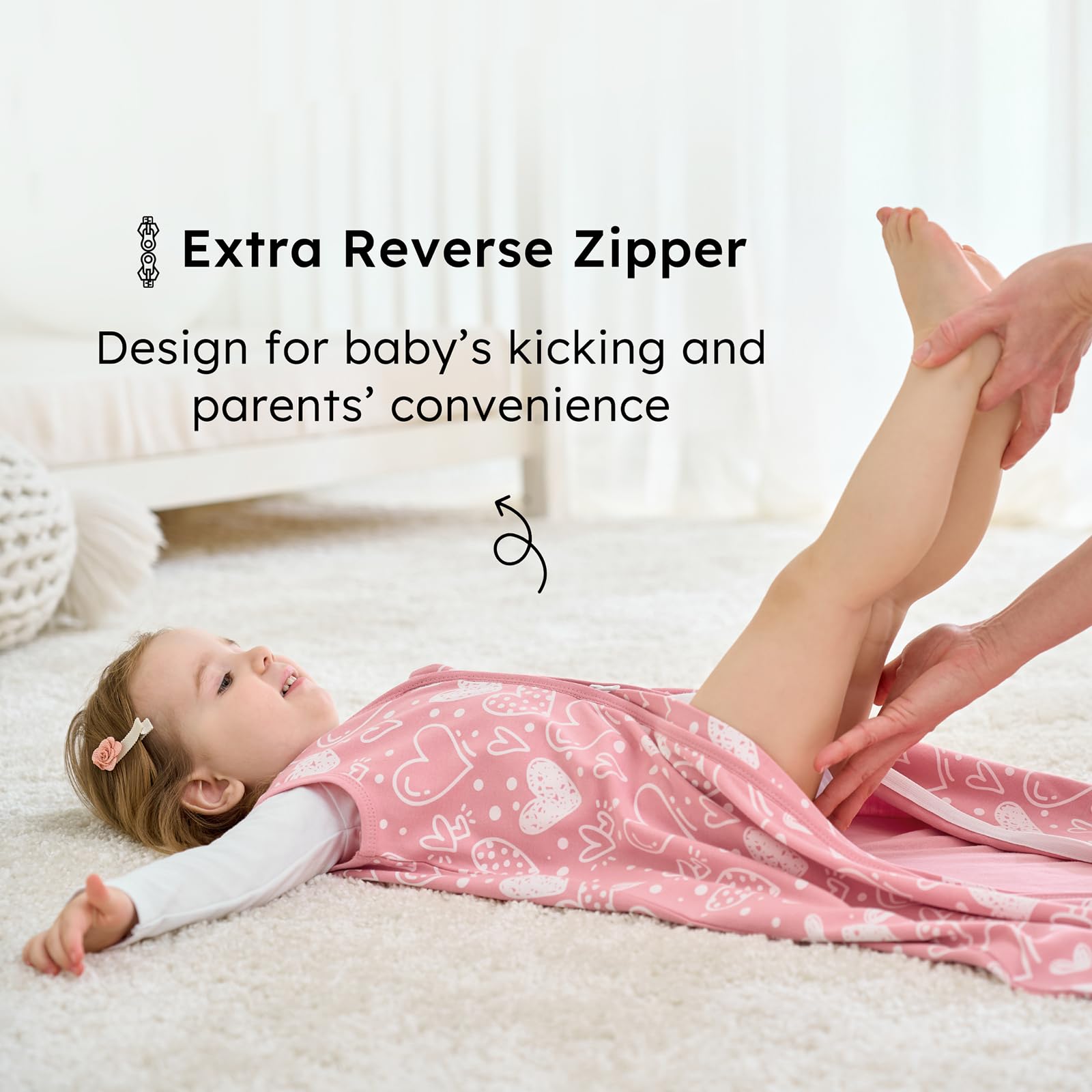 FIEMOL sleep sack machine washable for easy care with low shrinkage
