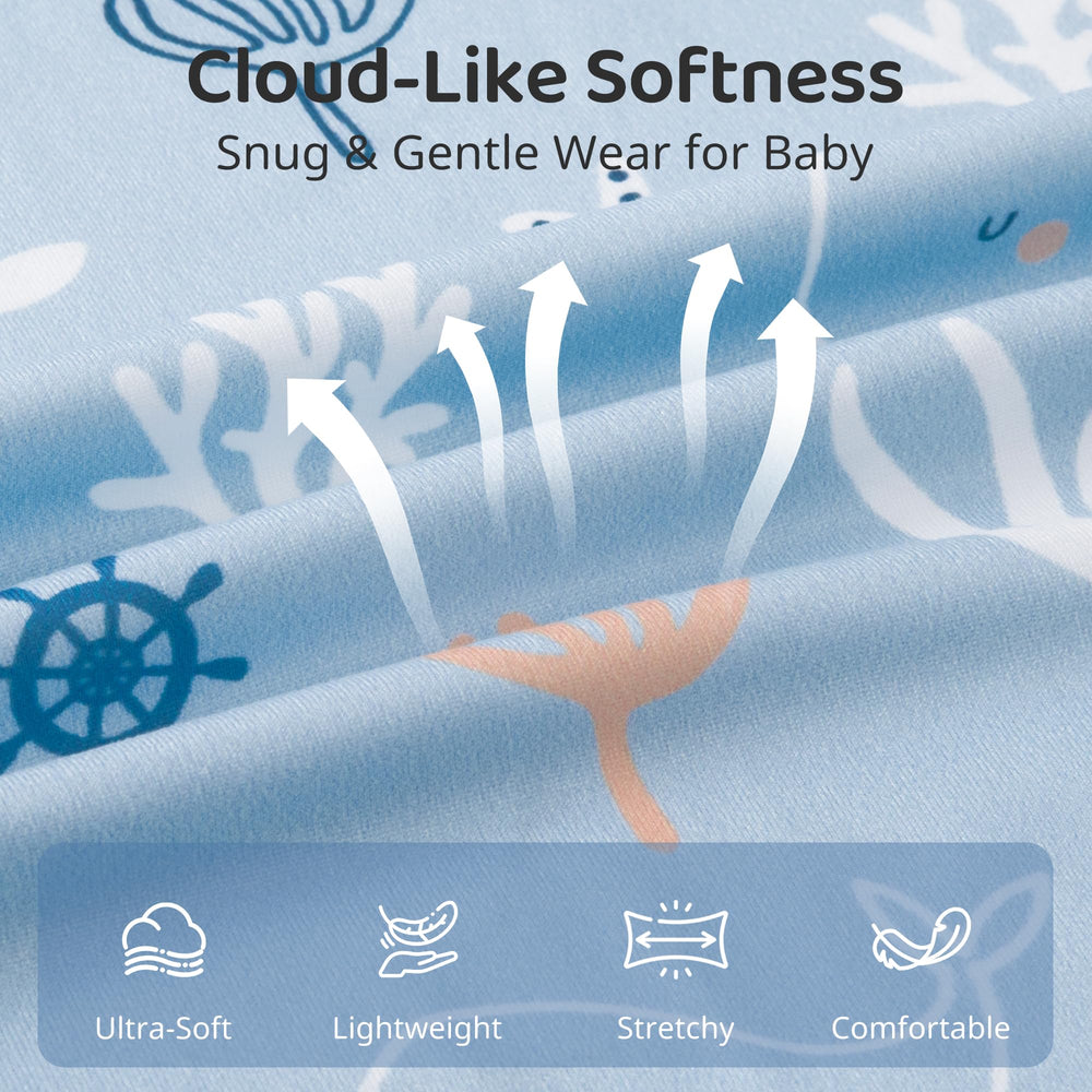FIEMOL lightweight 0.5 TOG sleep sack ideal for warm nights.
