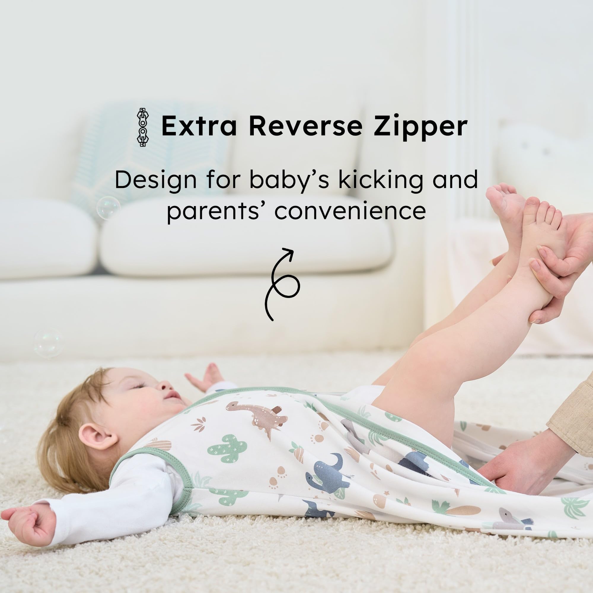 FIEMOL baby sleep sack for 0-6 months—cozy newborn wear.