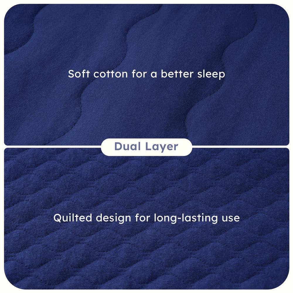 FIEMOL sleep sack quilt stitching detail shows durable construction.