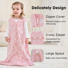FIEMOL sleep sack sizes range 0-24 months for growing babies
