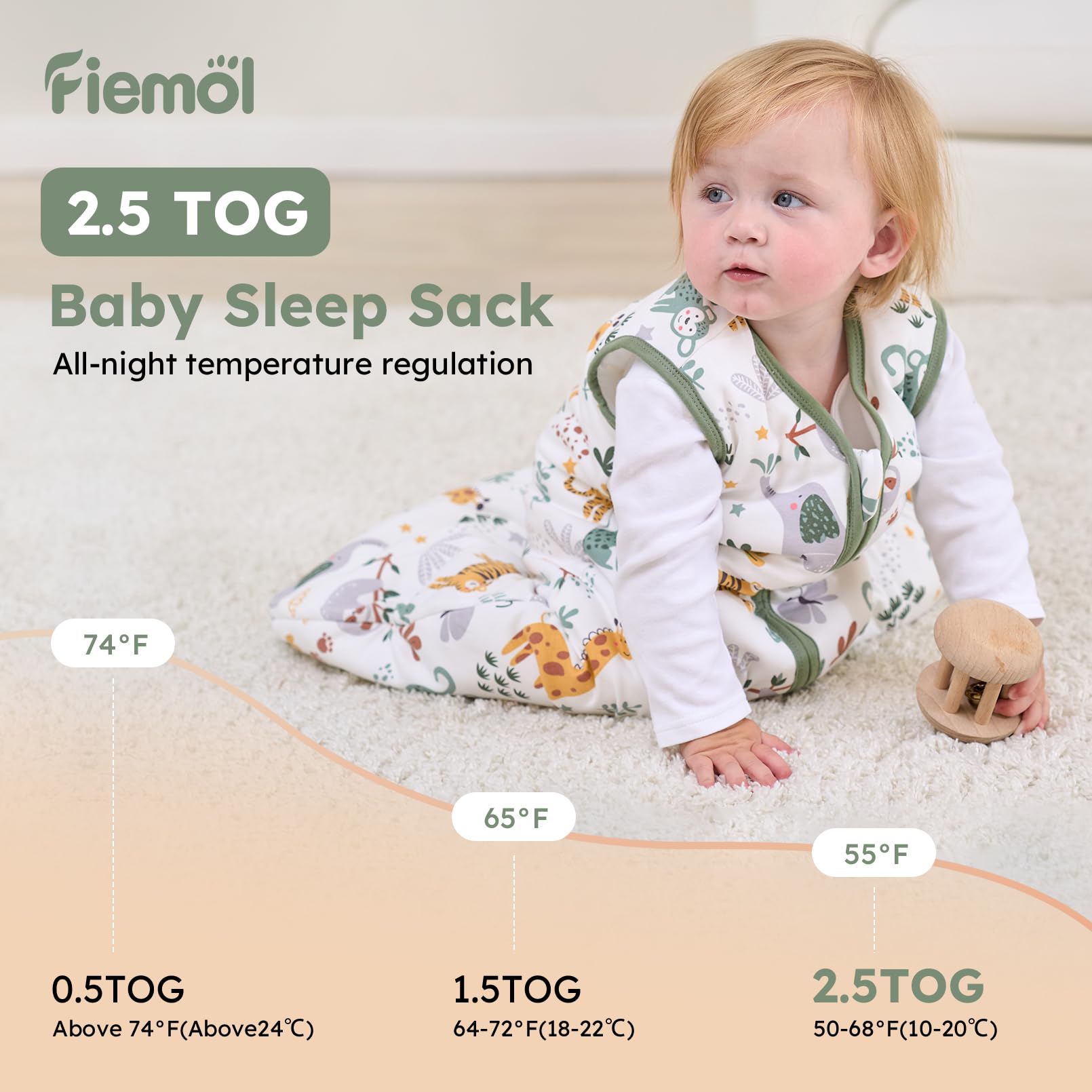 FIEMOL sleeveless-design with snug-neckline promotes airflow and reduces overheating risk.