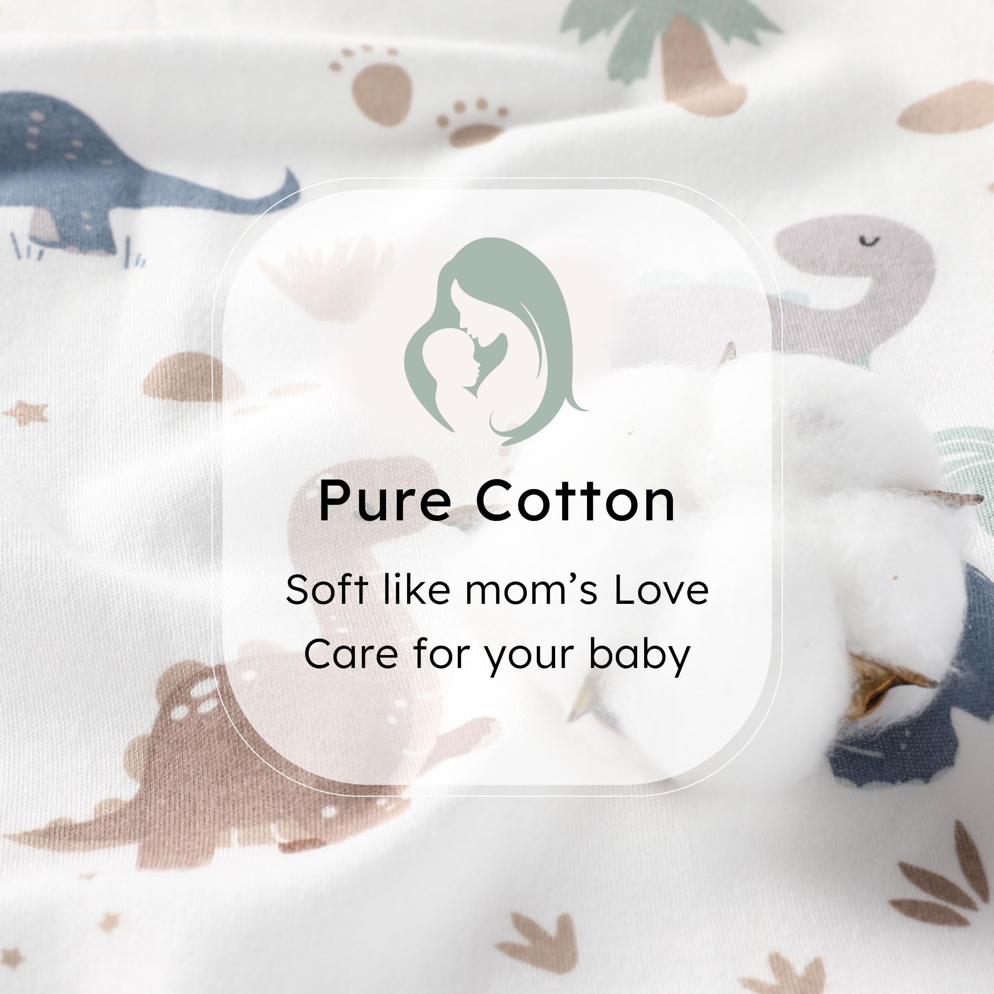 FIEMOL sleep sack with soft neck edge—gentle on delicate skin.