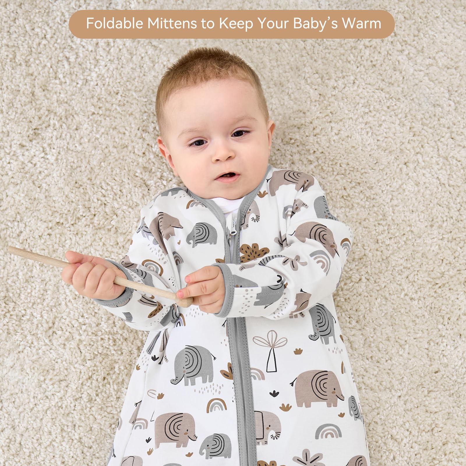 FIEMOL premium fabric texture feels gentle against delicate baby skin