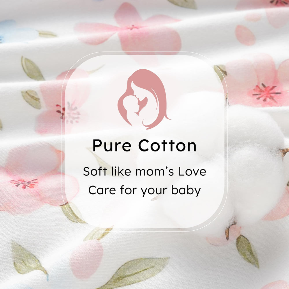 FIEMOL sleep sack two-way zipper enables easy night-time changes.