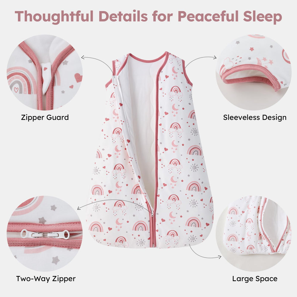 FIEMOL baby sleep sack in winter warmth with 2-5 tog control