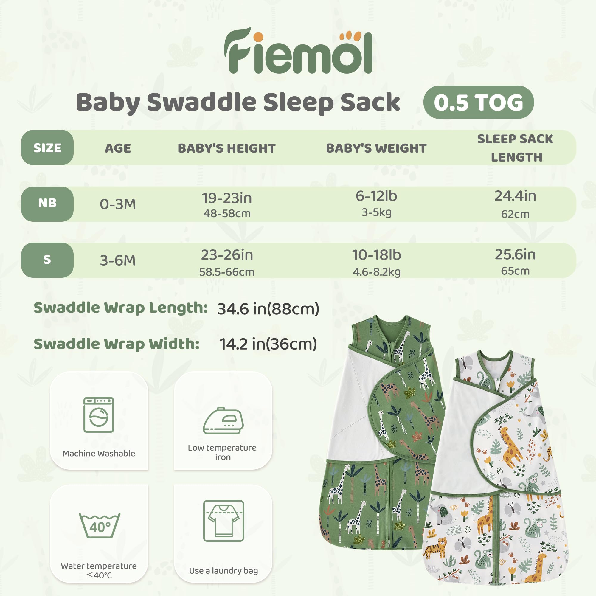 FIEMOL product in nursery showcasing easy nighttime wearing