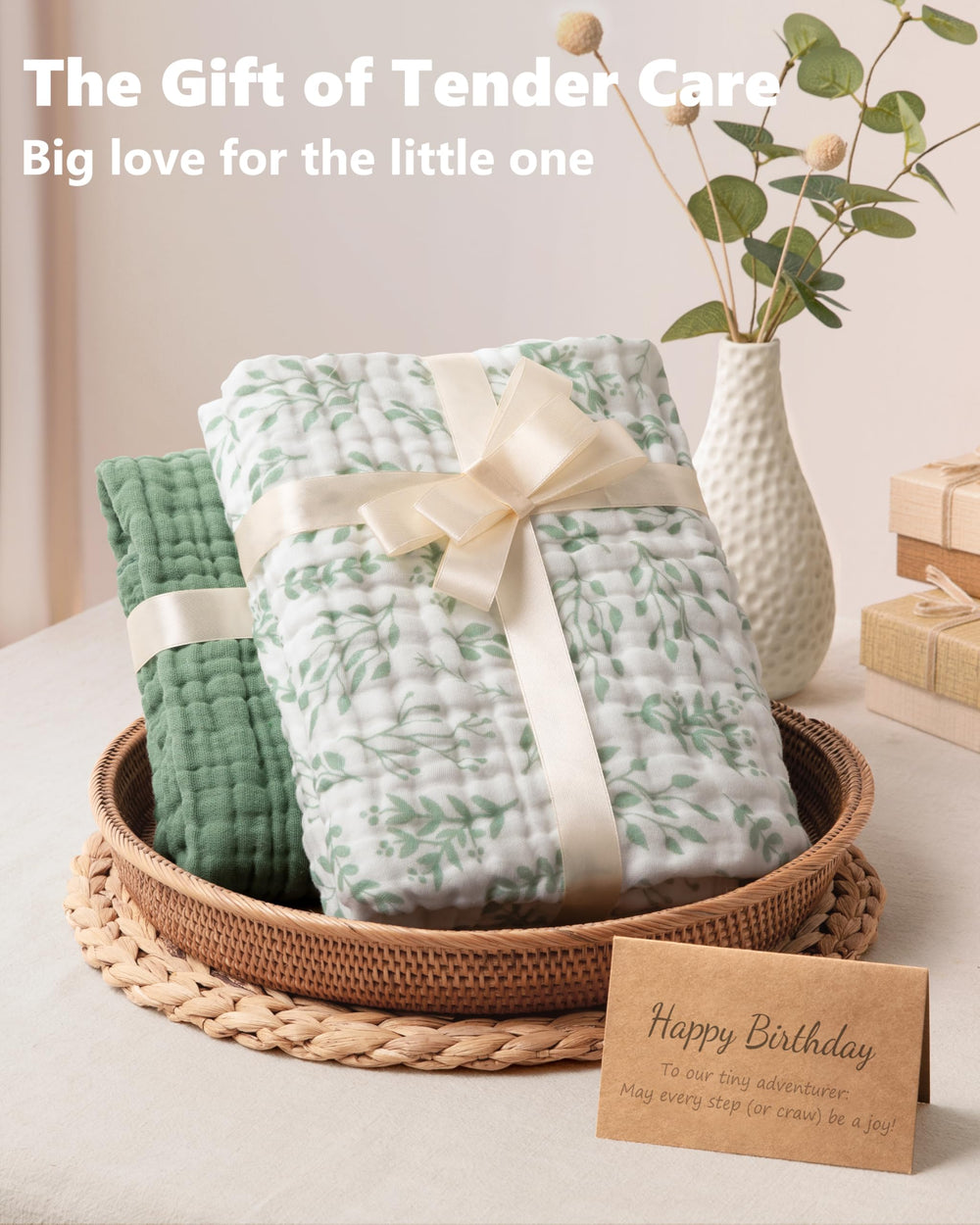 FIEMOL after-bath snuggle scene captures cozy wrap and content baby smile