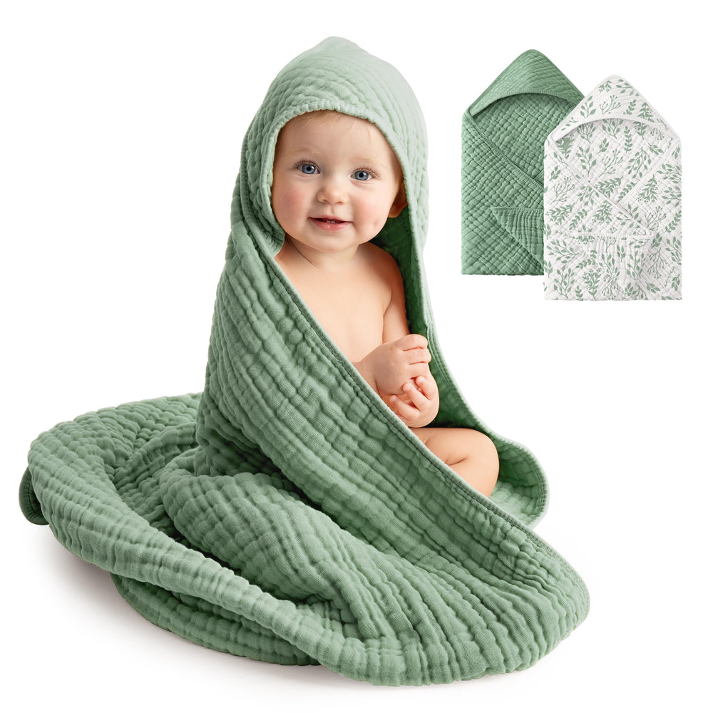 FIEMOL hooded towel wrap shows gentle skin-friendly softness after bath