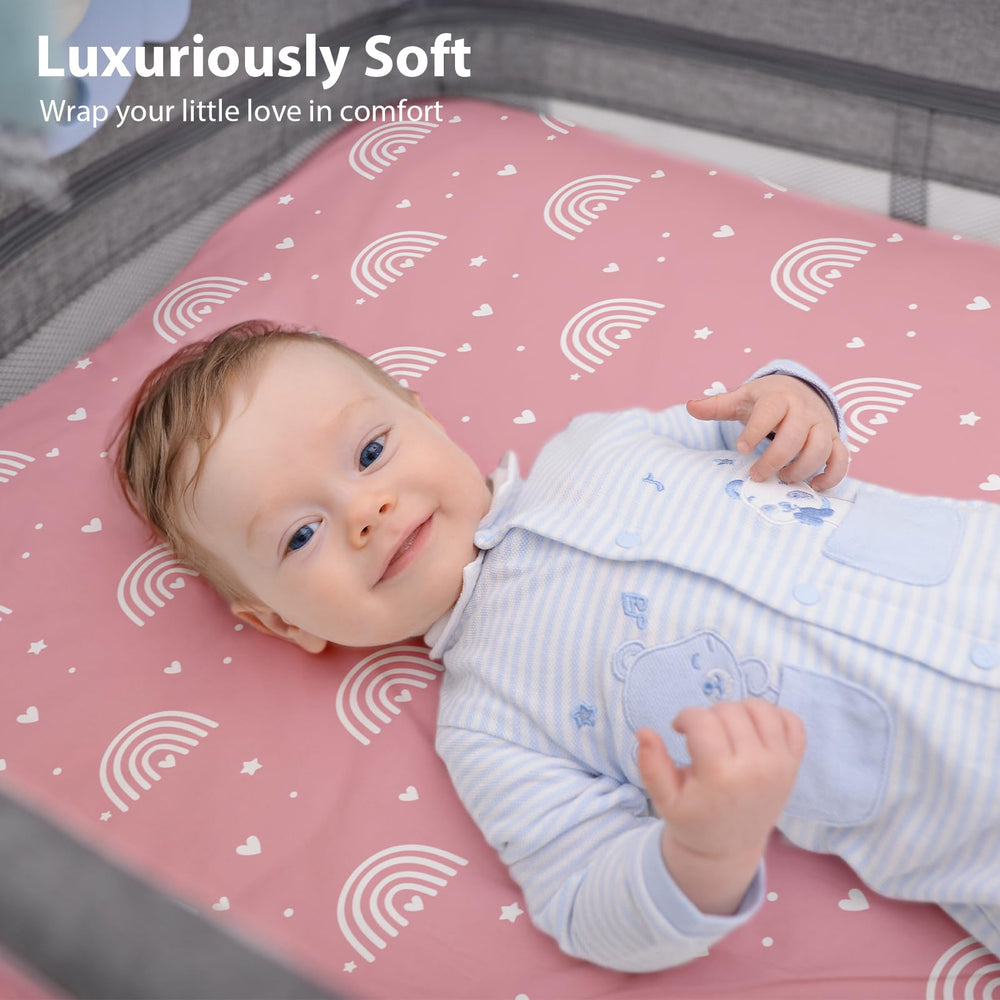 FIEMOL compatible with Baby Delight Dream On Me and most rectangle sleepers for easy setup.