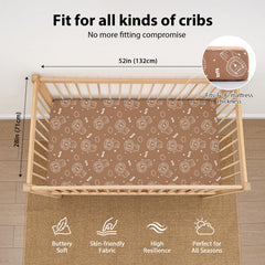 FIEMOL snug-fit 52x28 sheets—elastic edges prevent bunching.