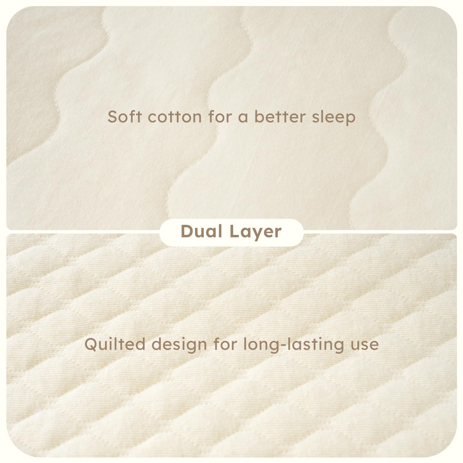 FIEMOL dual-zipper design allows easy night diaper changes.