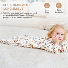 FIEMOL foldable mitten cuffs sleep sack with mittens up for warmth during chilly nights.