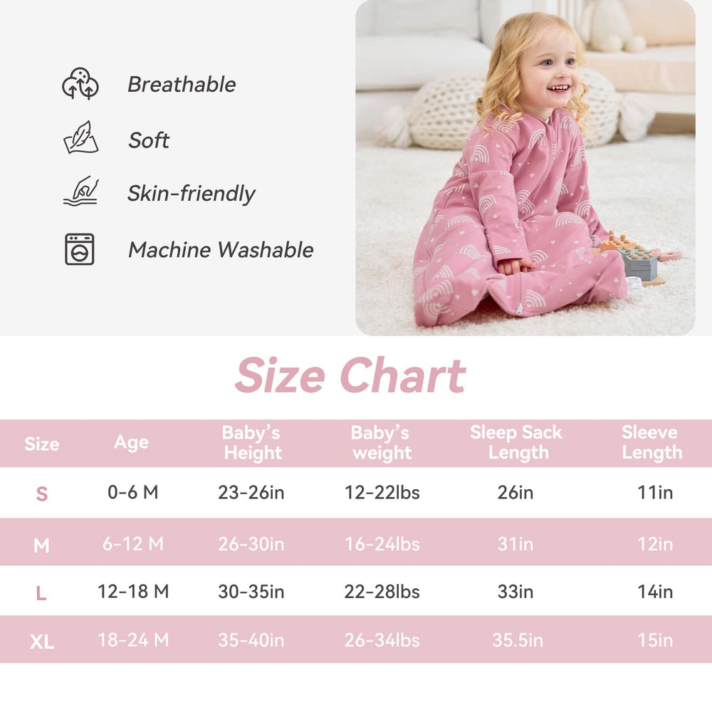 FIEMOL sleep sack foldable mitten cuffs illustrate versatile warmth and safe play.