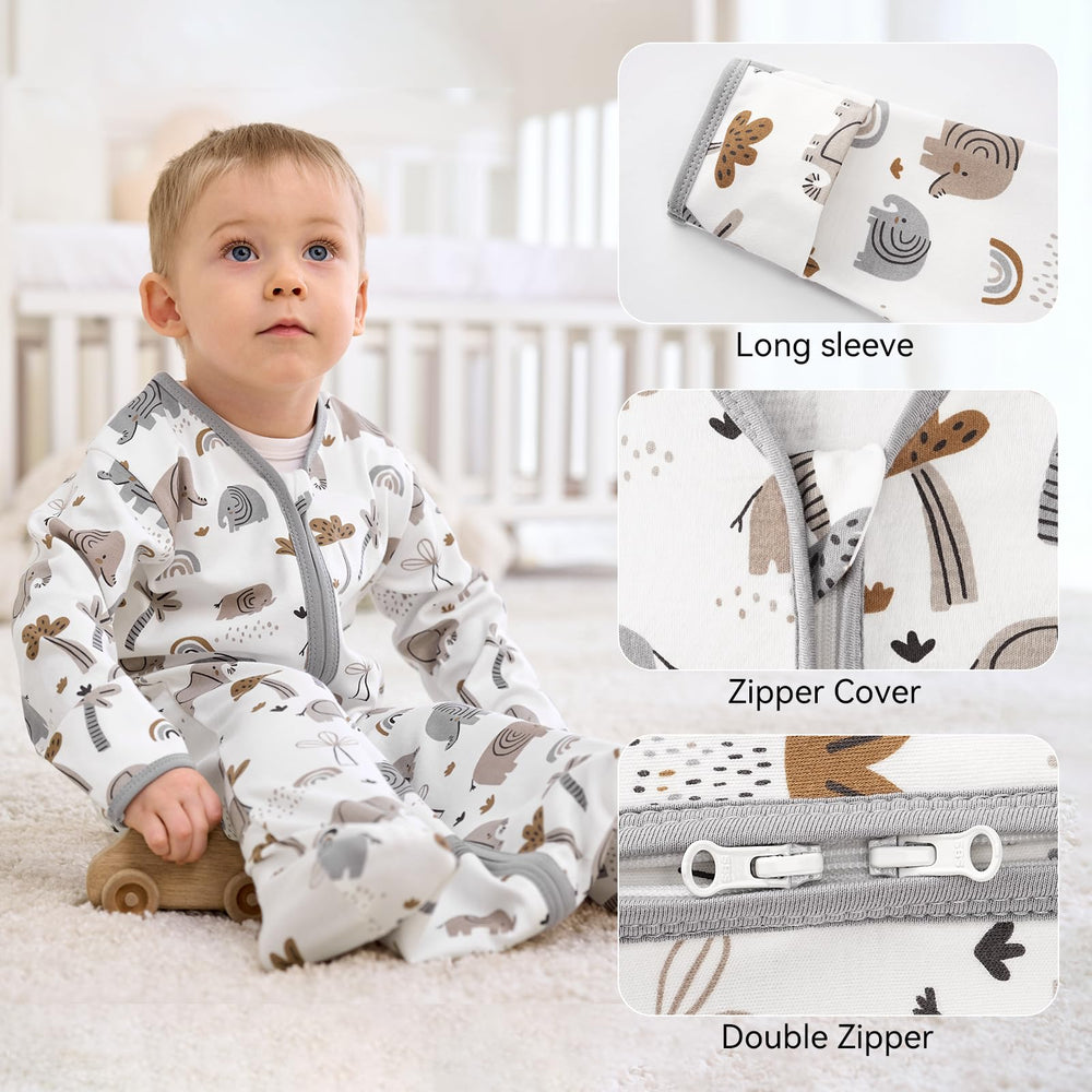 FIEMOL sleep sack with foldable mitten design for warm, flexible hands.