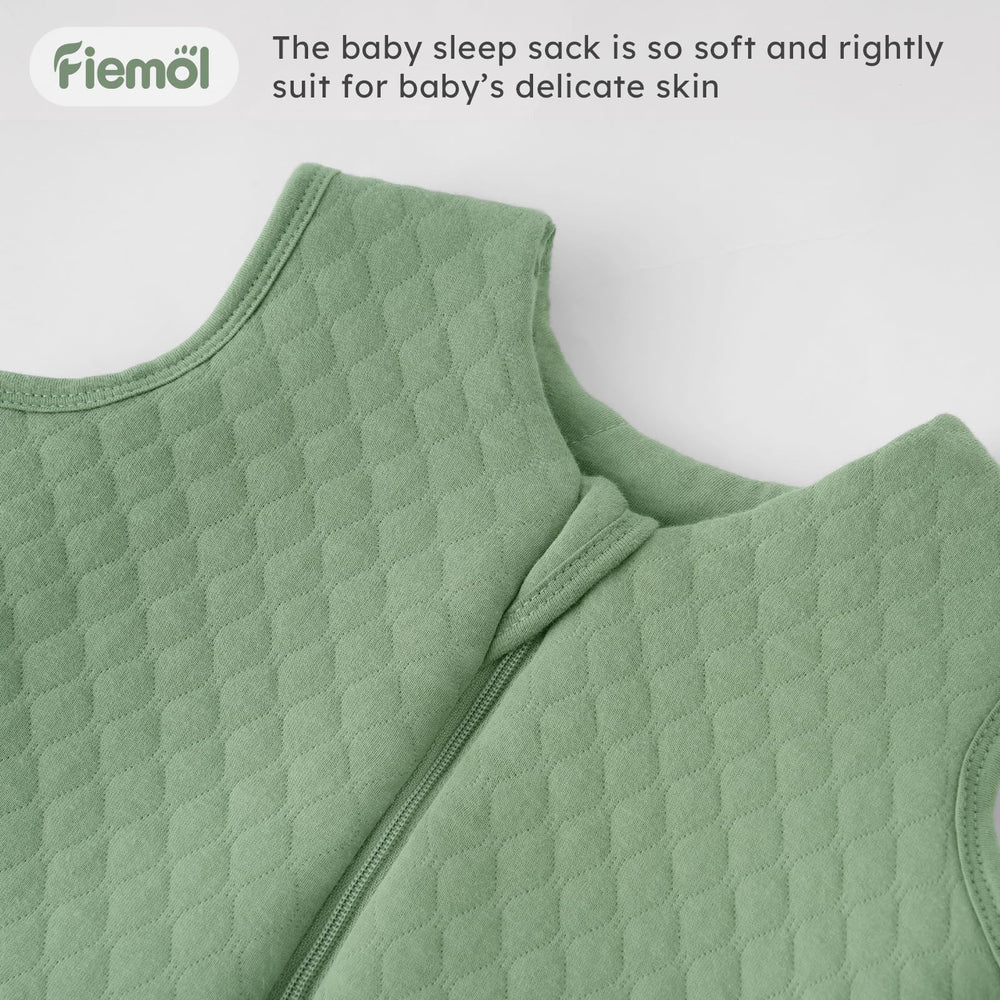 FIEMOL Sleep Sack Green packaged shot suggests gift-ready winter warmth