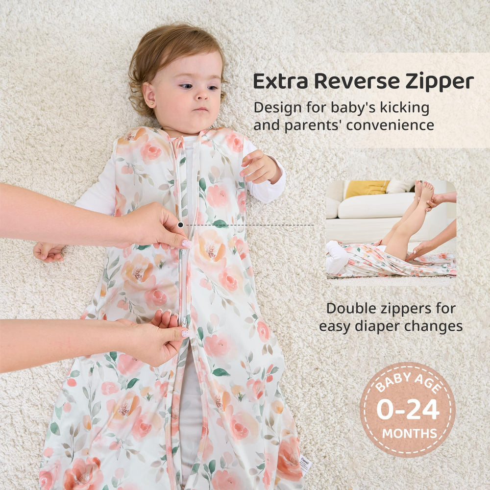 FIEMOL two-pack sleep sacks provide practical wardrobe options for busy parents.