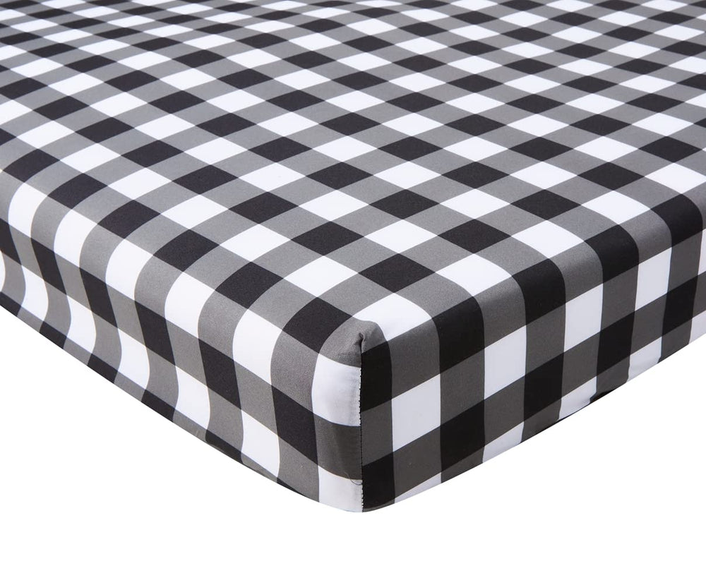 FIGEPO wash-and-wear crib sheets resist fading and stay colorful