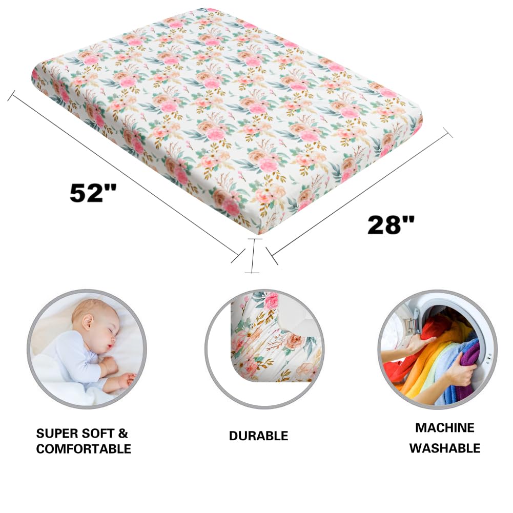 FIGEPO baby sheets care guide image machine-washable and easy care